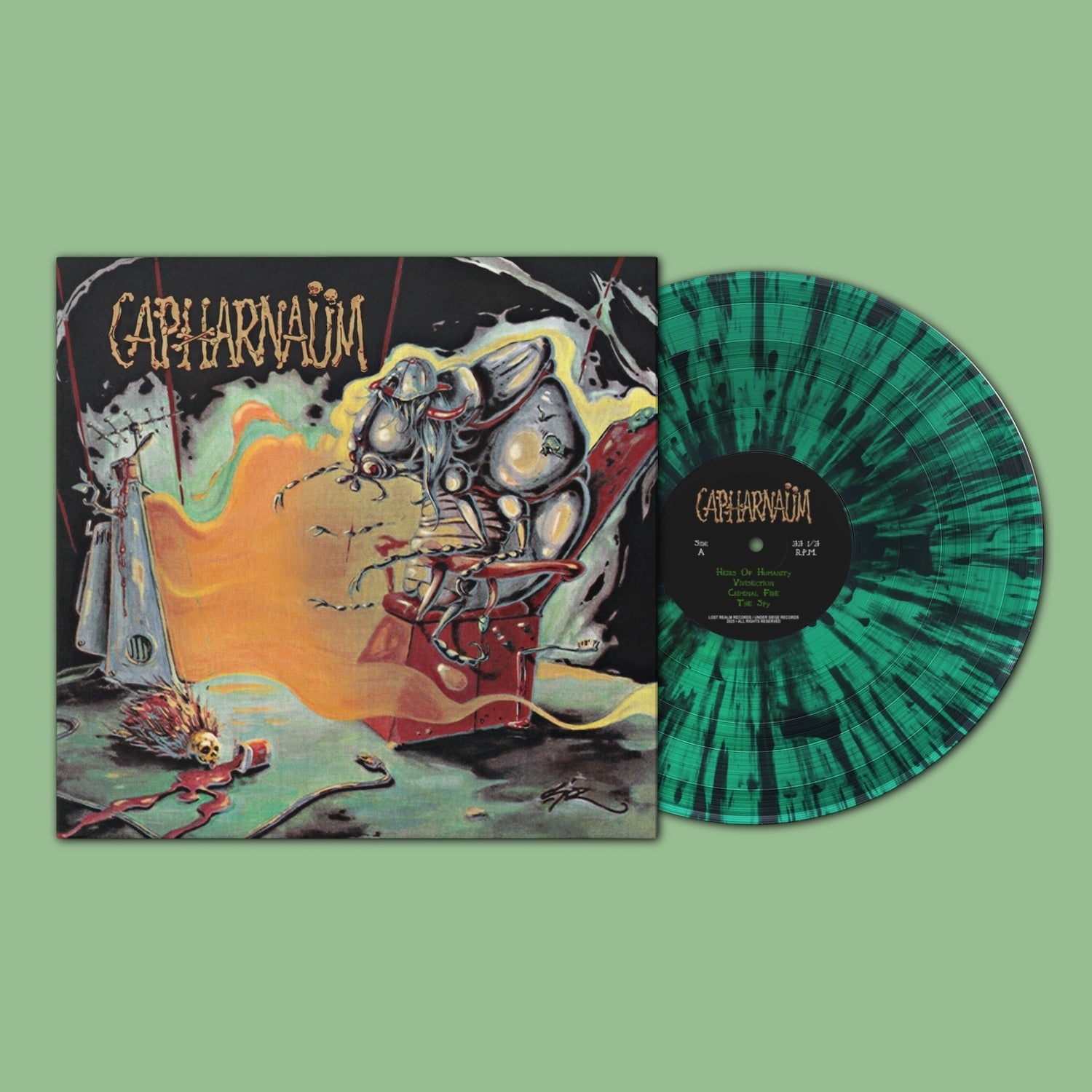 Capharnaum - Green/Black Splatter
