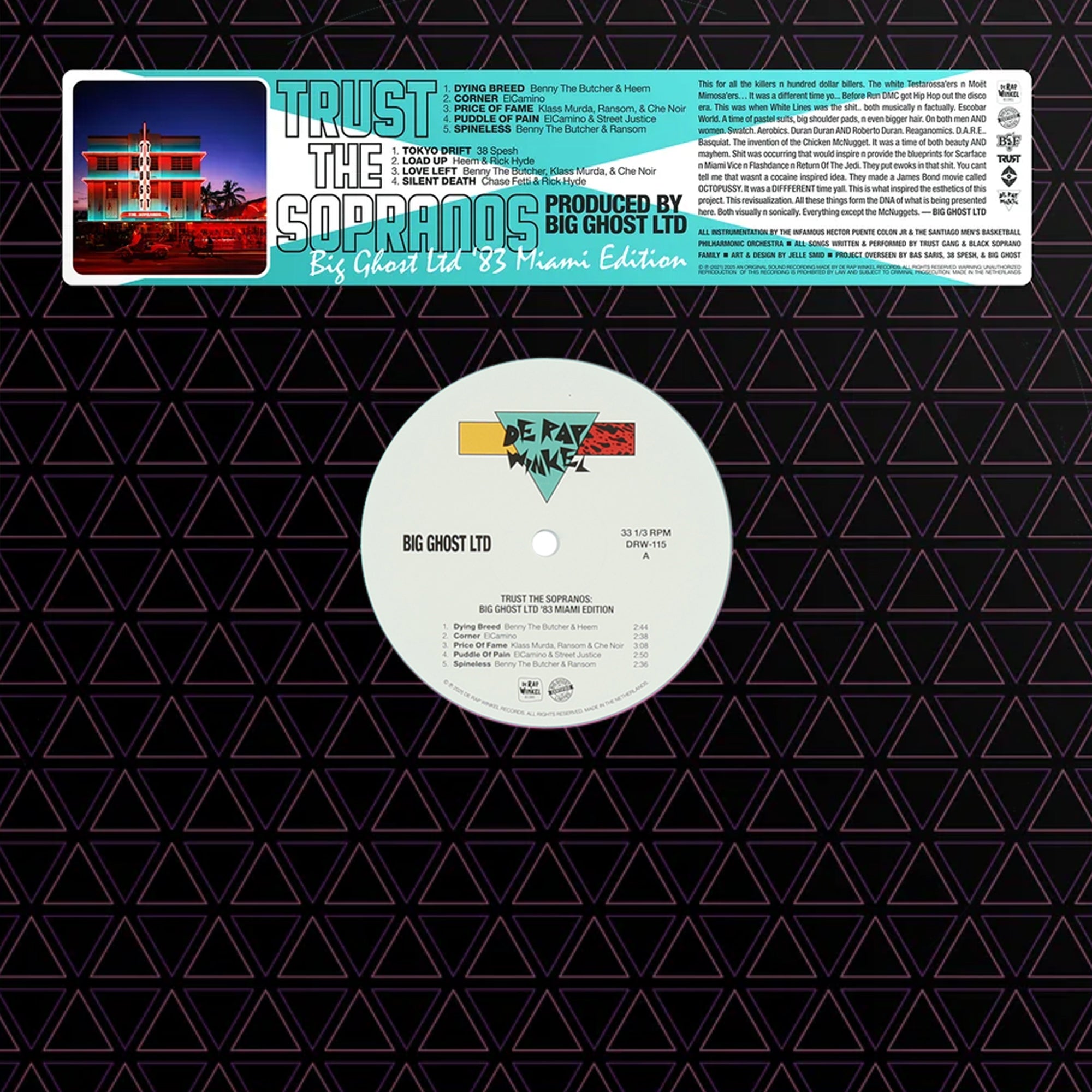 Trust The Sopranos: Big Ghost Ltd '83 Miami - Turquoise