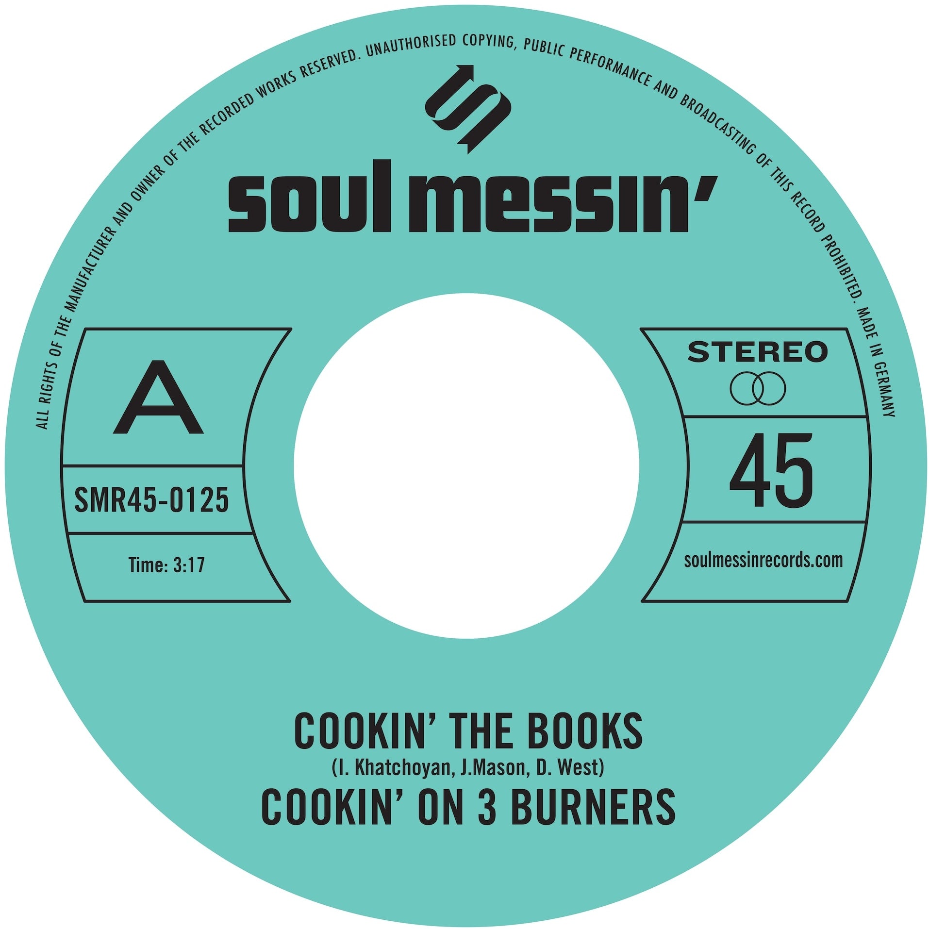 Cookin' The Books B/w Give A Little Bit More
