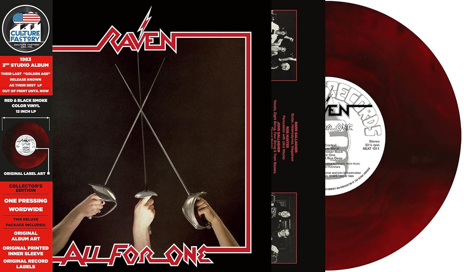 All For One - Red & Black Smoke