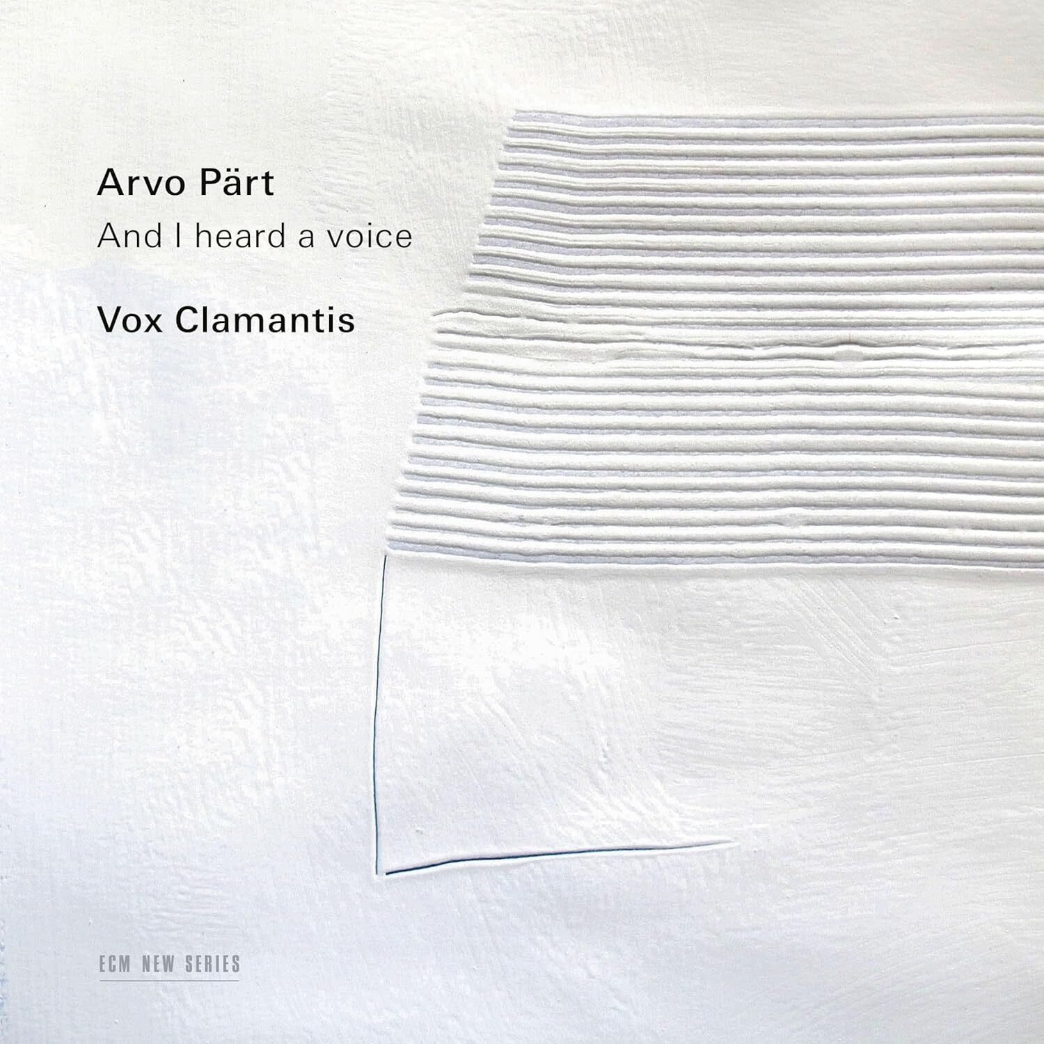 And I Heard A Voice