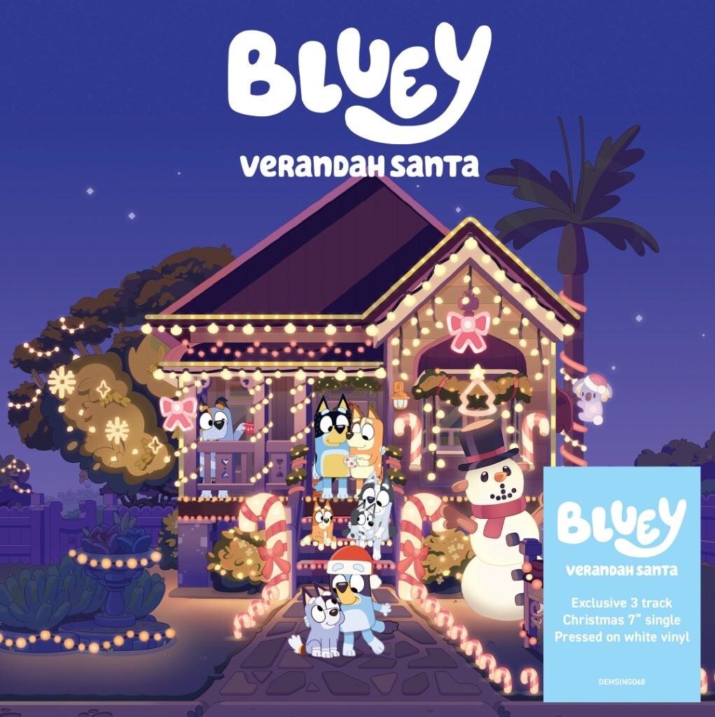 Verandah Santa - White Colored Vinyl