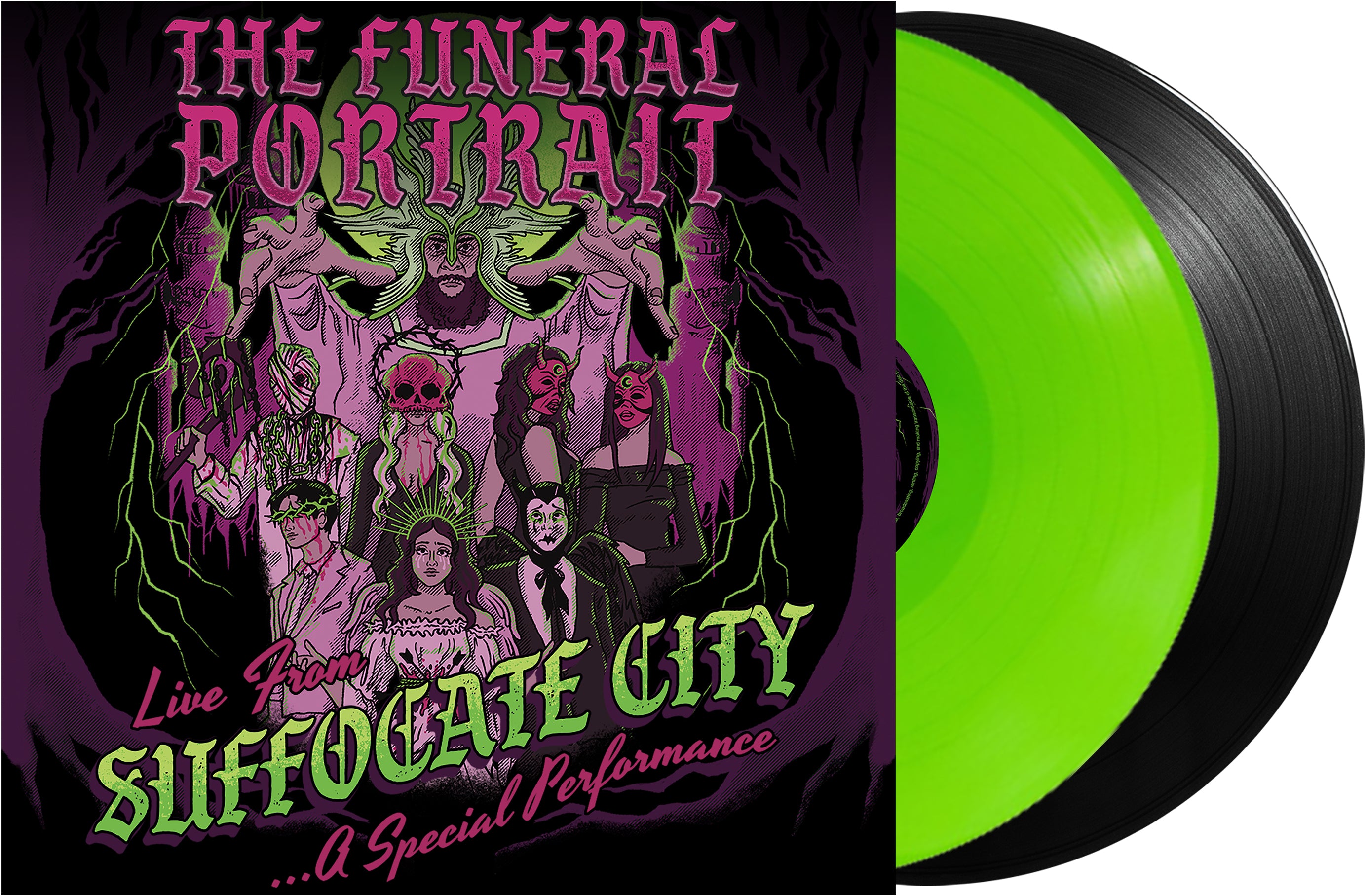 Live From Suffocate City - Lime/Black