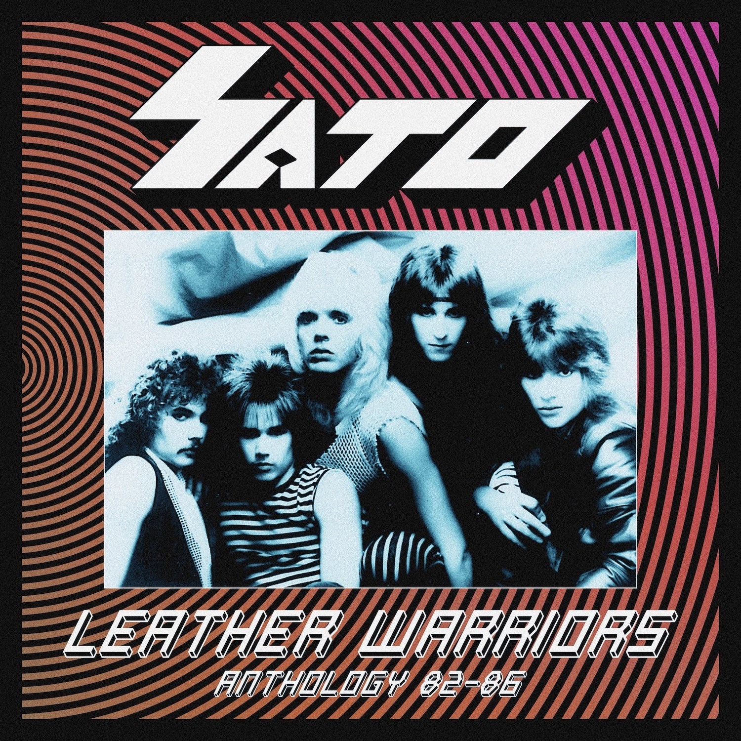Leather Warriors - Anthology 82/86 - Pink/Black Splatter