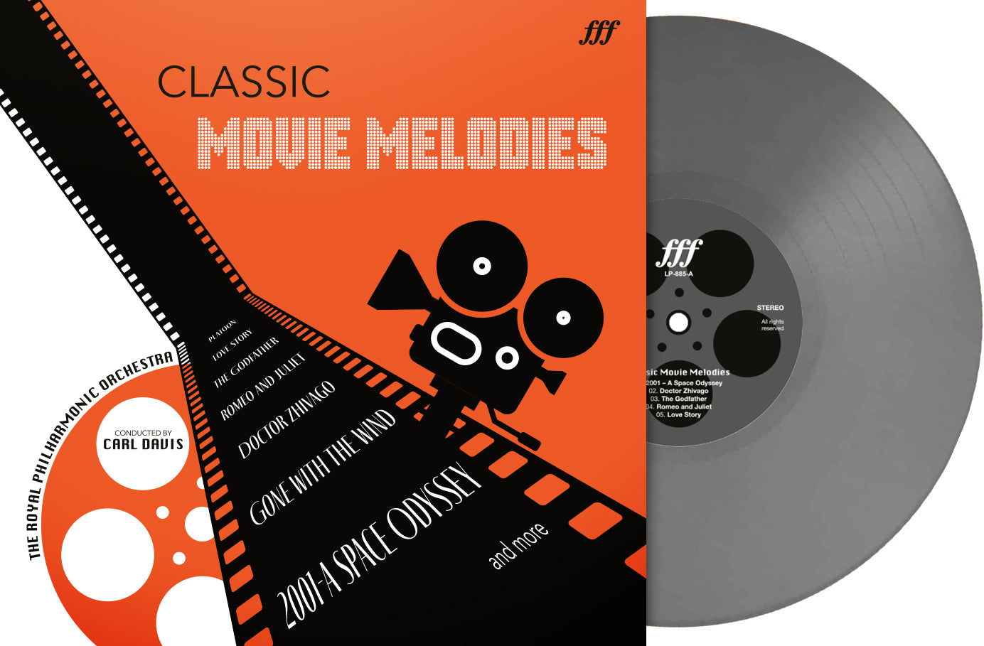 Classic Movie Melodies (The Godfather, Gone With The Wind, Dr. Zhivago Etc.) - Grey Vinyl