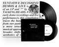 Tentative Decisions: Demos & Live