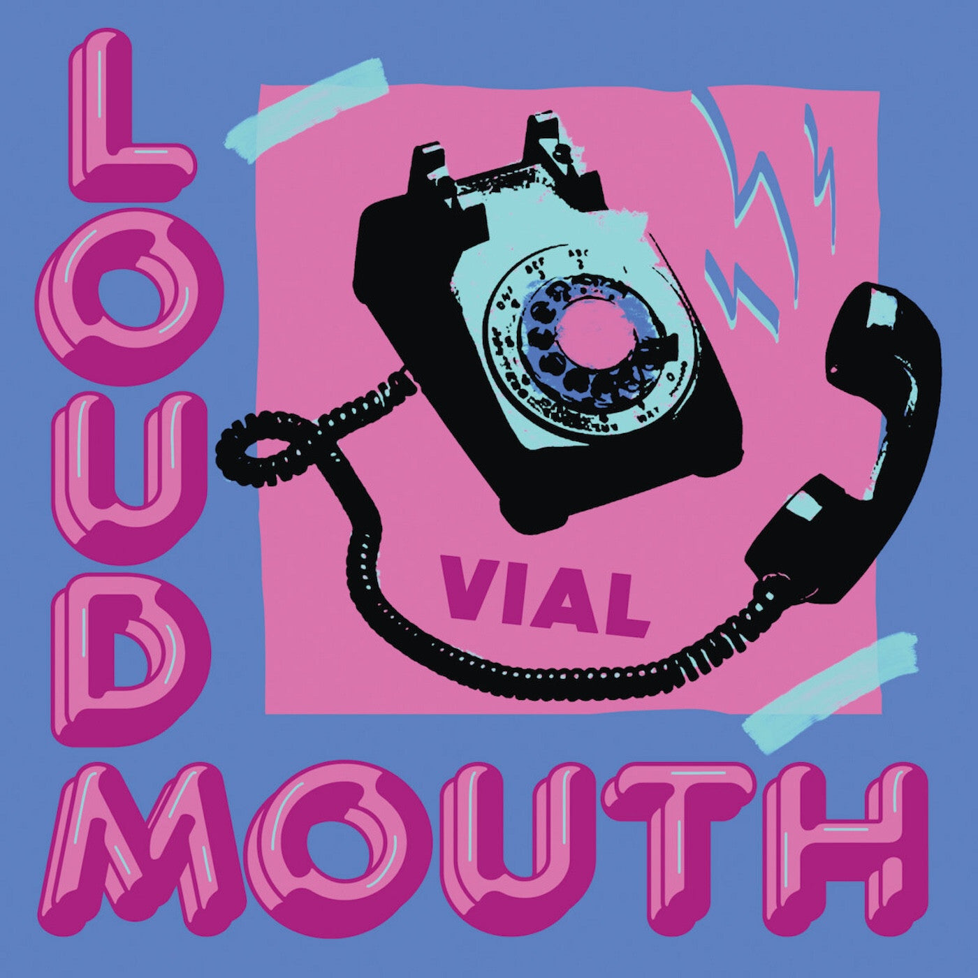 Loudmouth - Ice Blue With Aqua Blue Spokes
