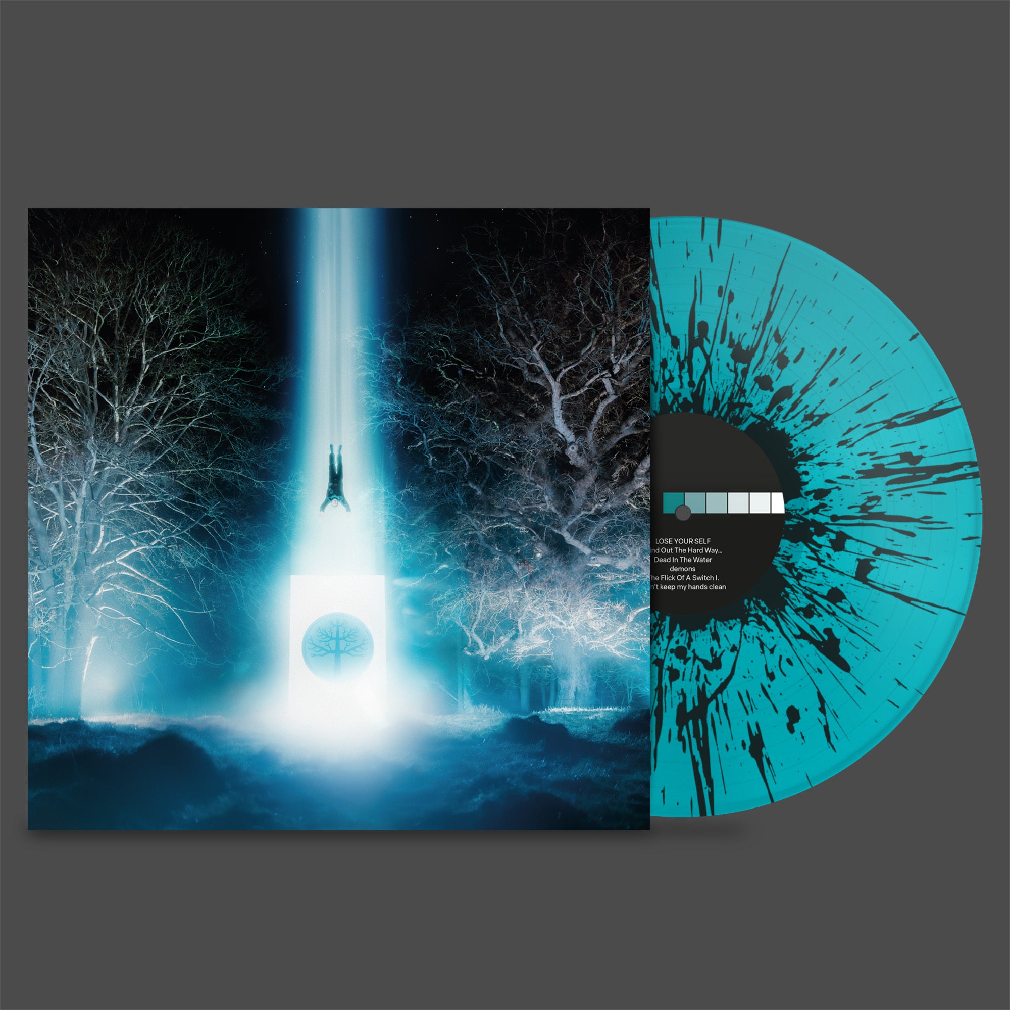Lose Your Self - Teal With Black Splatter Vinyl