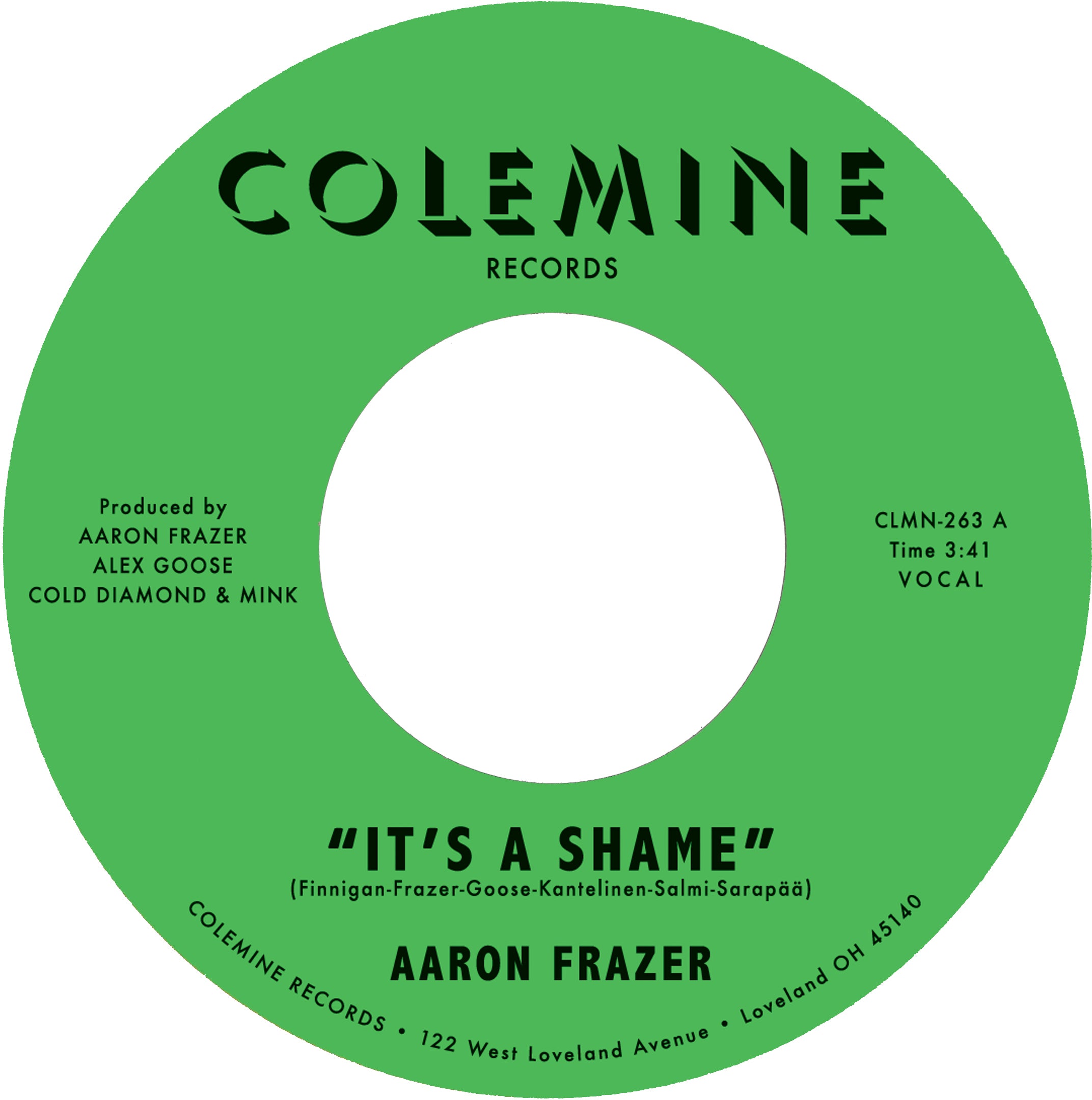 It's a Shame B/W the Fool - Green