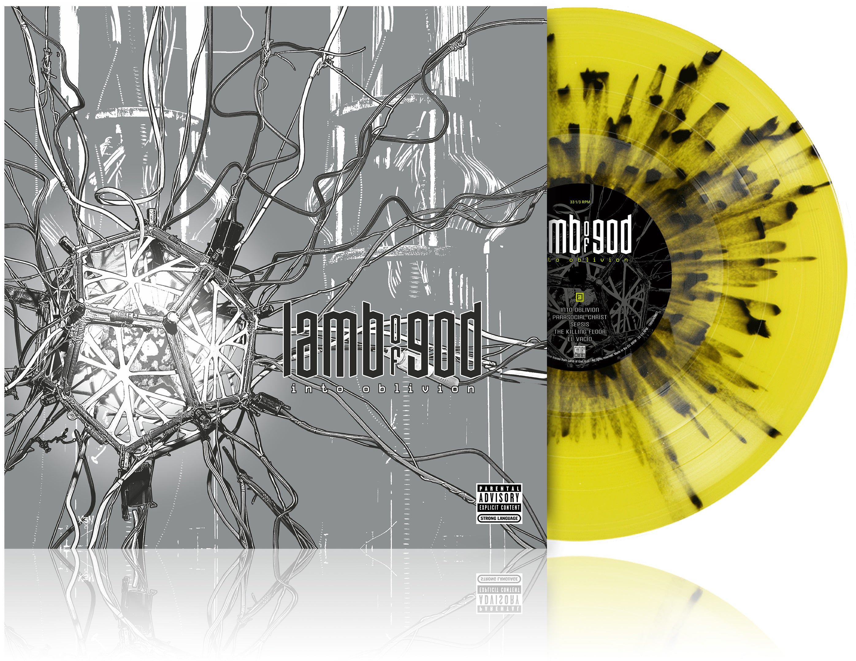 Into Oblivion - Limited Transparent Yellow & Black Splatter Colored Vinyl