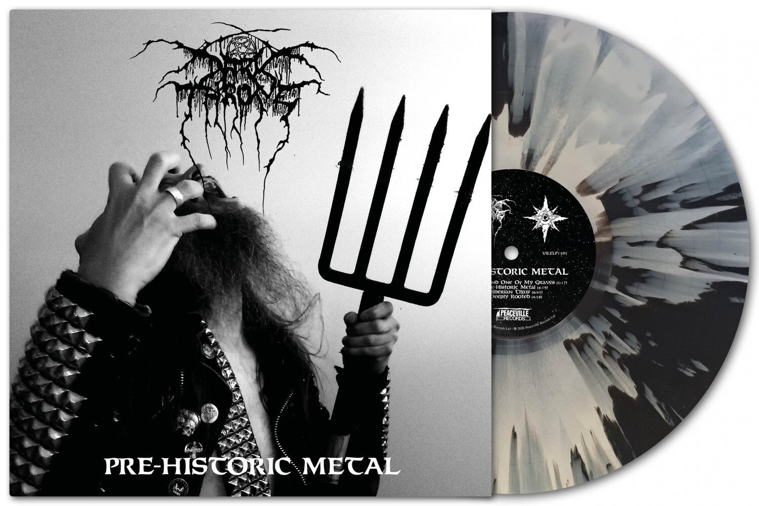 Pre-Historic Metal - Black & White Splatter Vinyl
