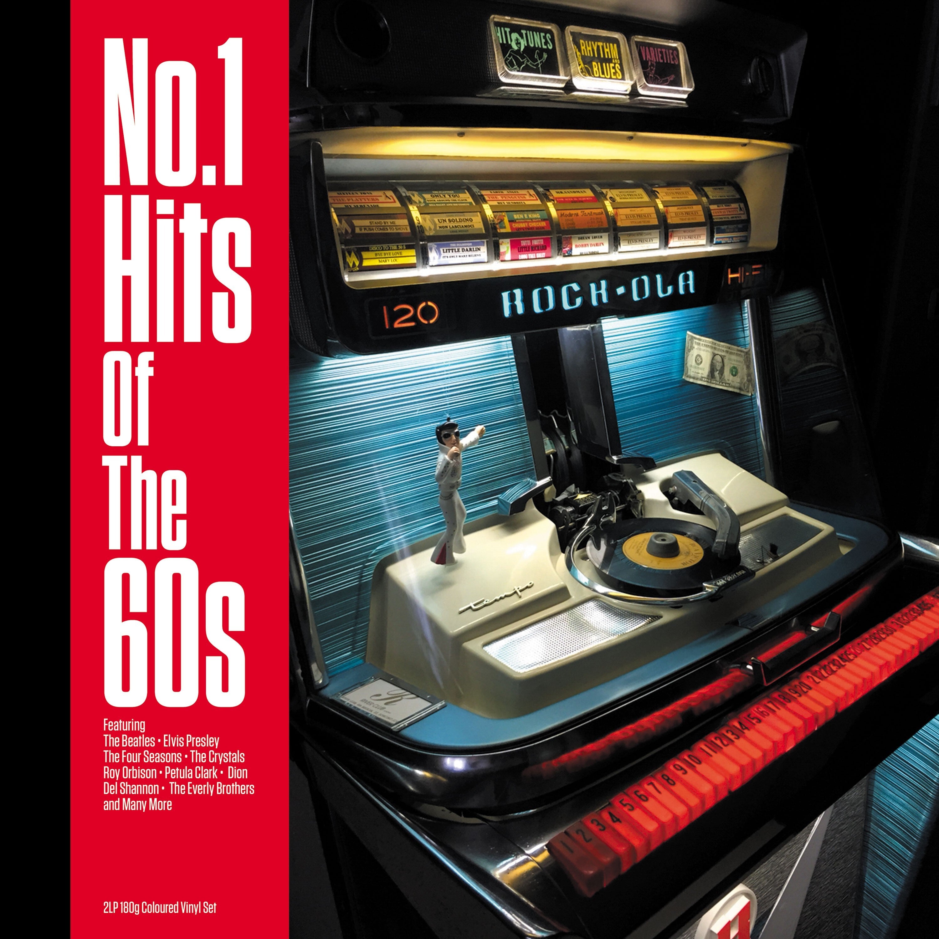 No 1 Hits Of The 60's / Various - Red Vinyl