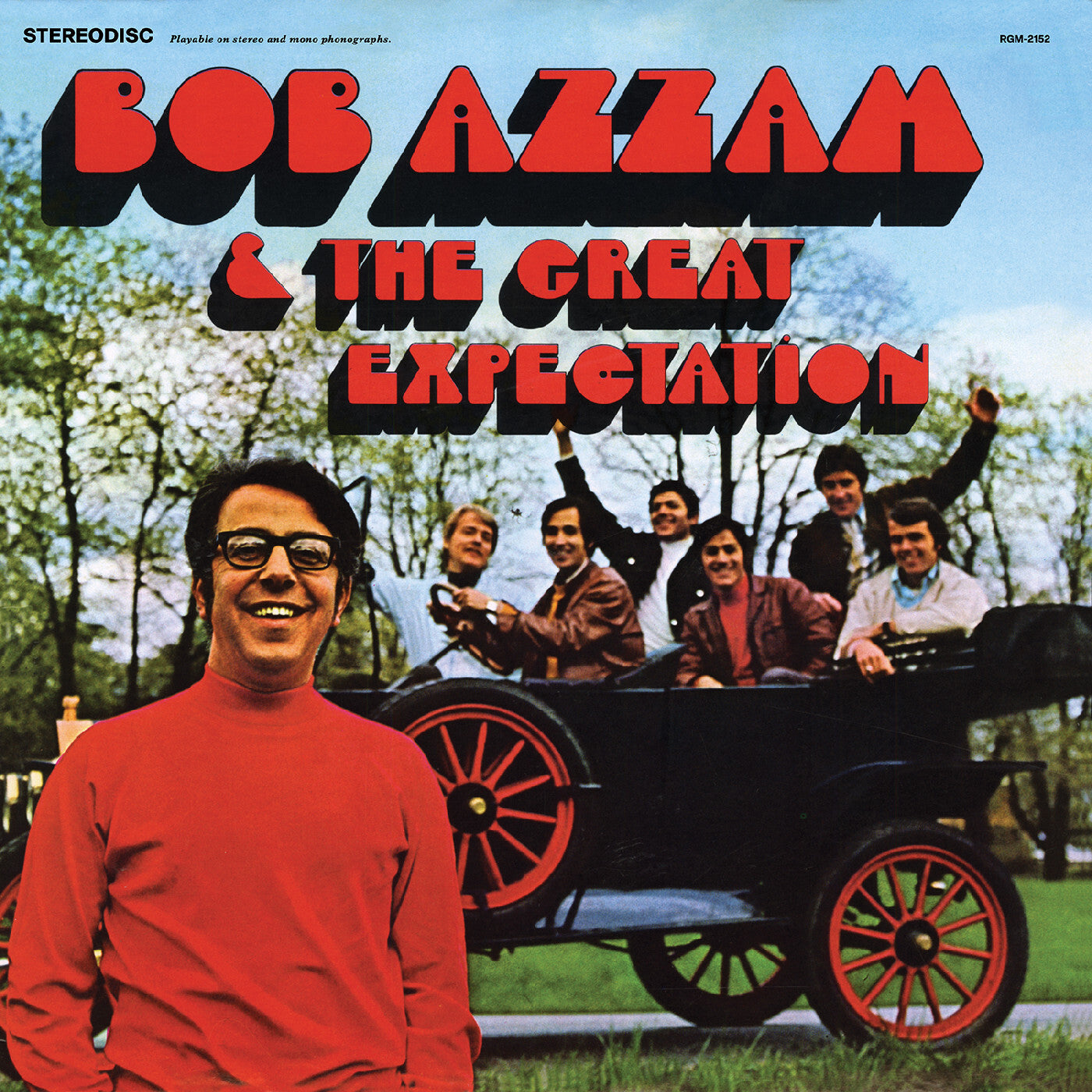Bob Azzam & the Great Expectation - Remastered - Fire Orange Vinyl