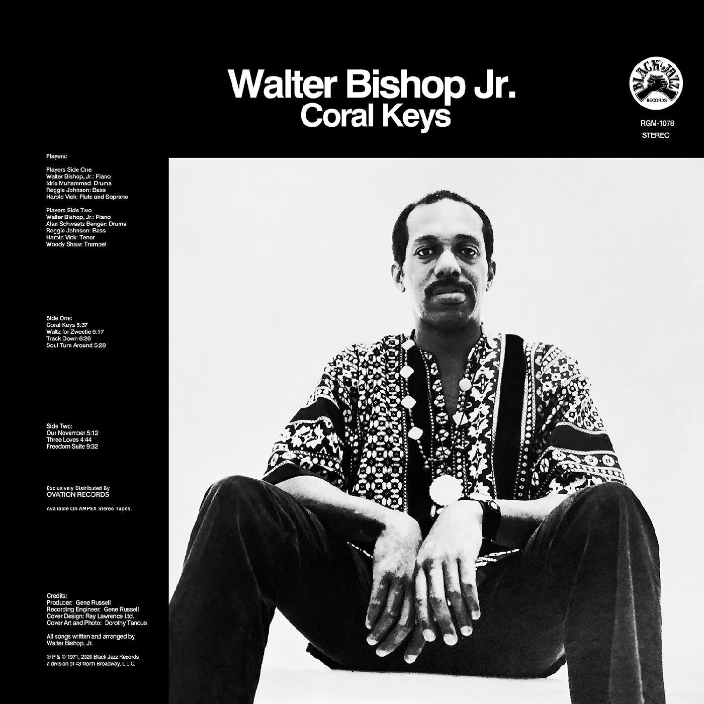 Coral Keys - Remastered - Blue with Black Swirl Vinyl