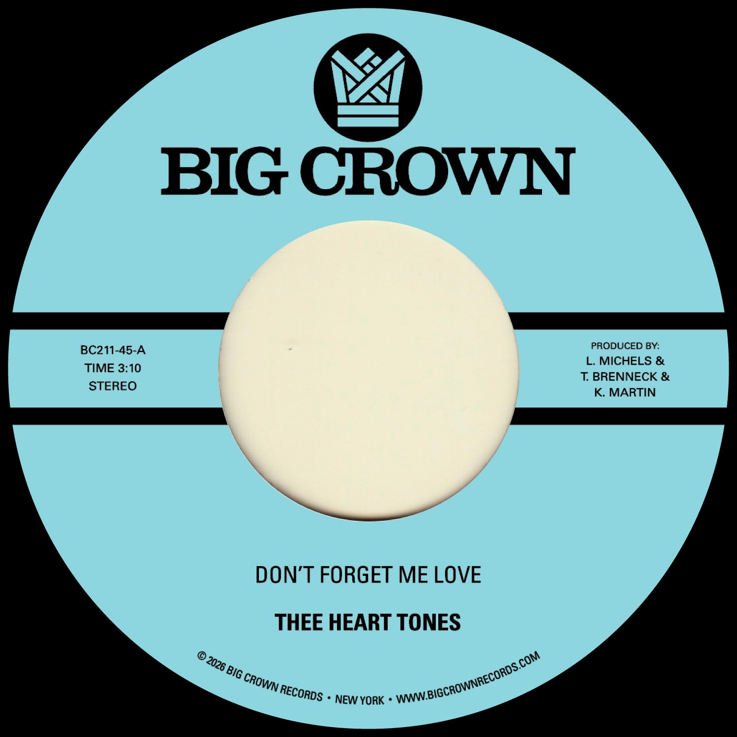 Don't Forget Me Love B/W Sing Your Song