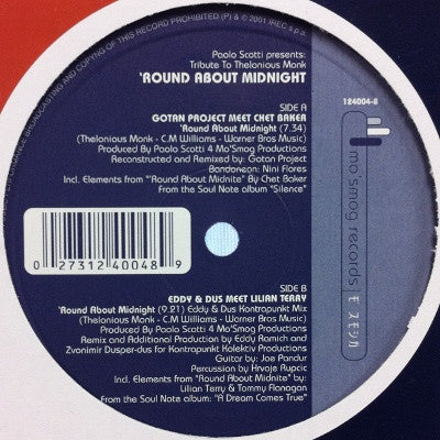 'Round About Midnight (Tribute To Thelonious Monk)