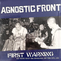 FIRST WARNING: THE UNITED BLOOD ERA RECORDINGS, NEW YORK CITY, 1983