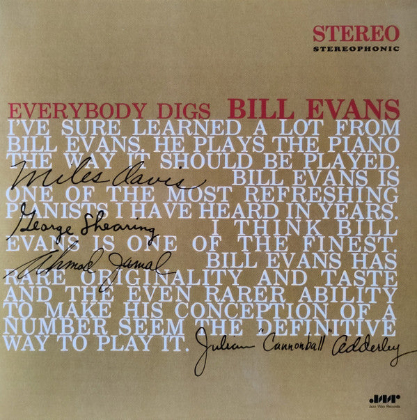 Everybody Digs Bill Evans