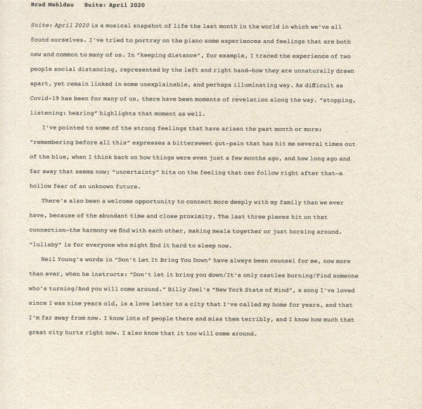 Suite: April 2020
