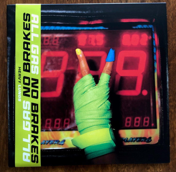All Gas No Brakes - Acid Green Vinyl with Obi Strip