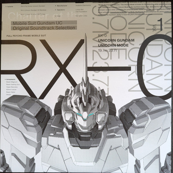 Mobile Suit Gundam UC Original Soundtrack Selection Vol I = 機動戦士ガンダムUC オリジナルサウンドトラックセレクション Vol.I