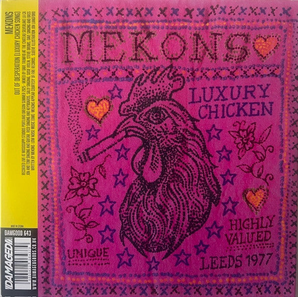 Out Of Desperation (Luxury Chicken Song) / Fare Dodging With The Mekons Rider (3 Beers & A Lemon)