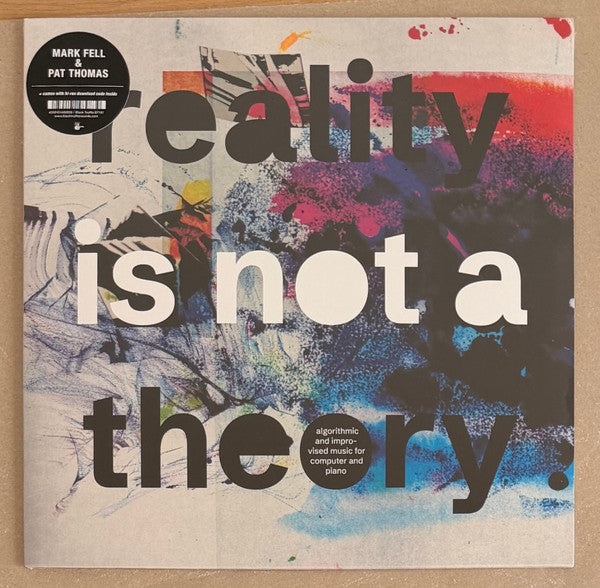 Reality Is Not A Theory