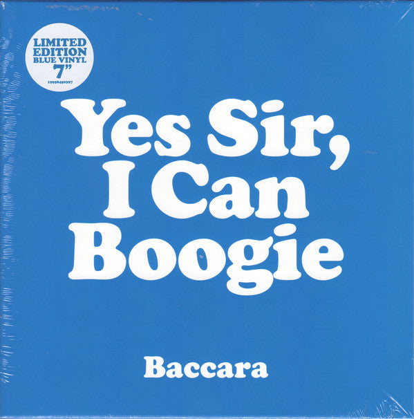 Yes Sir I Can Boogie - Blue Colored Vinyl