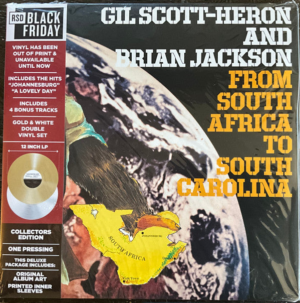 FROM SOUTH AFRICA TO SOUTH CAROLINA