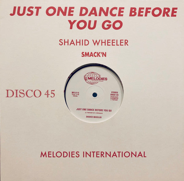 Just One Dance Before You Go