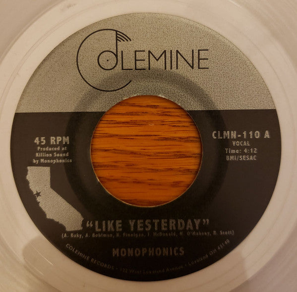 LIKE YESTERDAY / FREEDOM