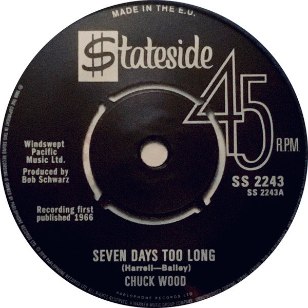 SEVEN DAYS TOO LONG / DANCE, DANCE, DANCE
