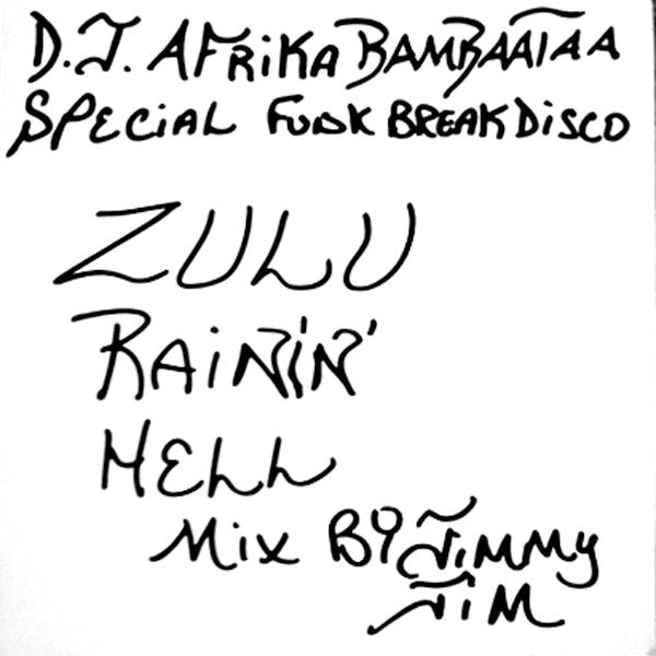 Zulu Rainin' Hell