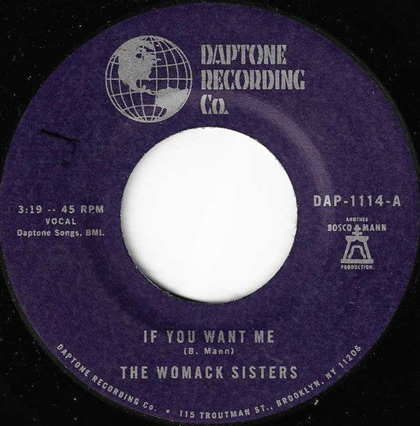 If You Want Me / I Just Don't Want You (To Say Goodbye)