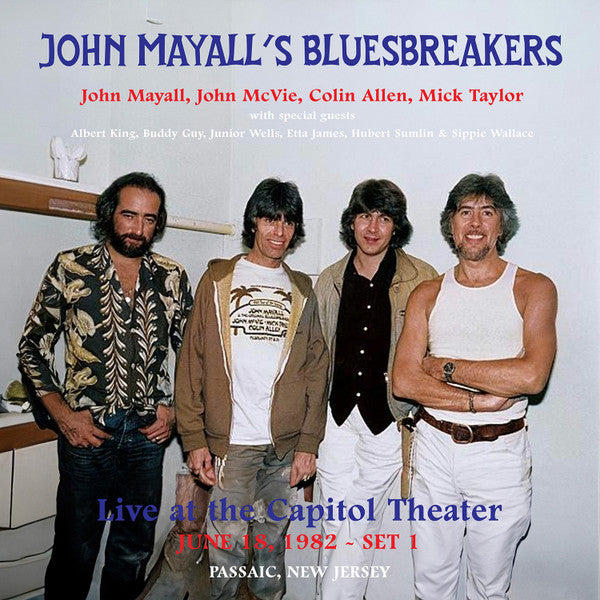 LIVE AT THE CAPITOL THEATER - JUNE 18. 1982 PASSAIC. NEW JERSEY SET 1