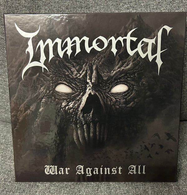 War Against All - Limited Edition Boxset includes LP on White Colored Vinyl, CD, Flag, Pin Badge, Patch & Slipmat