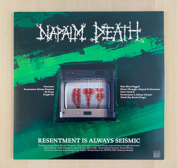 RESENTMENT IS ALWAYS SEISMIC - A FINAL THROW OF THROES