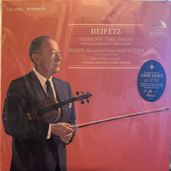GLAZOUNOV: VIOLIN CONCERTO / MOZART: SYMPHONIE