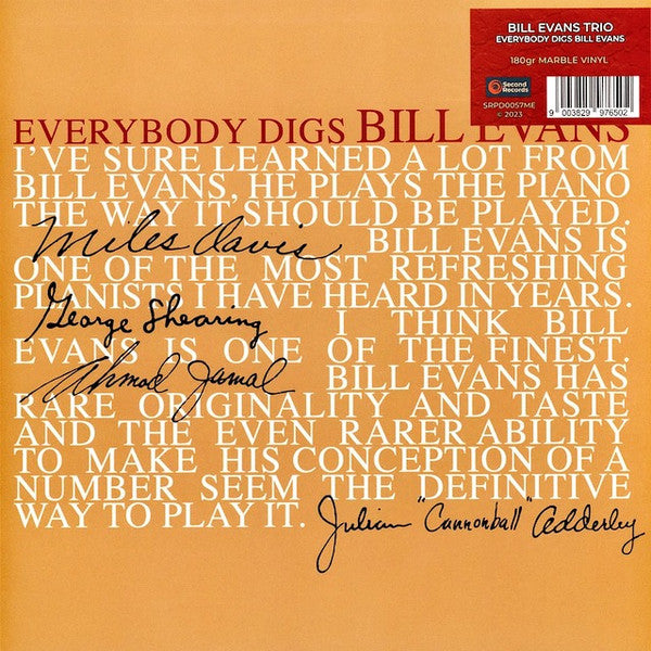 EVERYBODY DIGS BILL EVANS