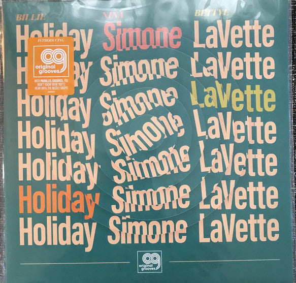 Original Grooves: Billie Holiday - Nina Simone - Bettye LaVette