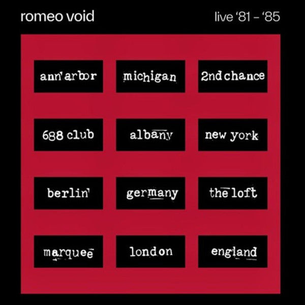 Live ‘81 - ‘85