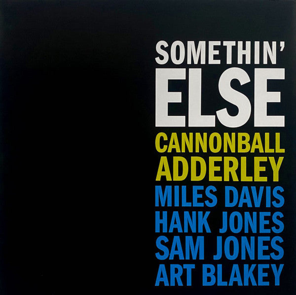 Somethin Else - Clear Vinyl