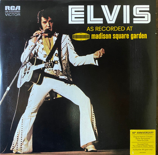 ELVIS: AS RECORDED AT MADISON SQUARE GARDEN