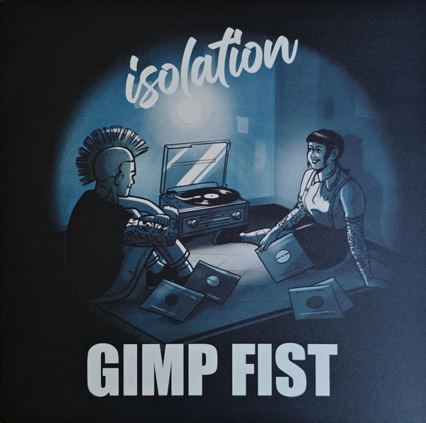 Isolation - Transparent Blue w/ White Splashes